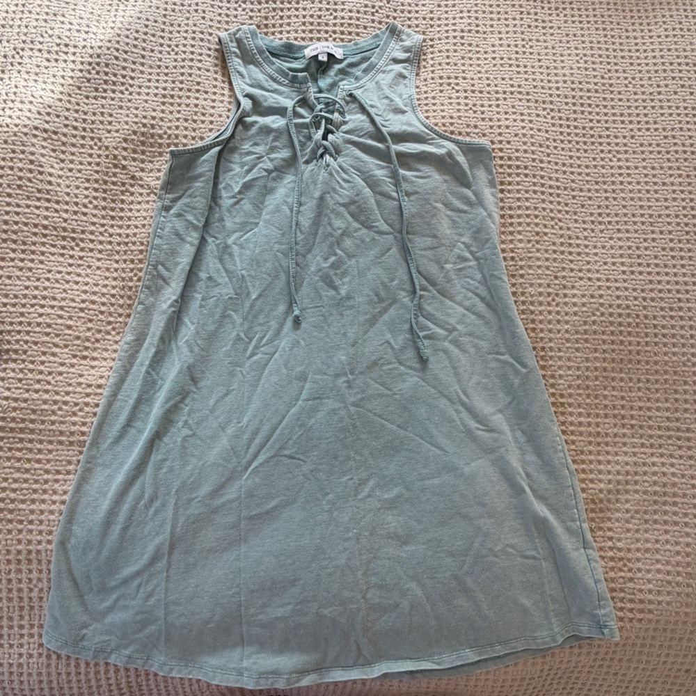 The Pink Box Dusty Teal Dress